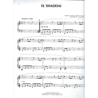 Hal Leonard Corp. 353528 Amy Grant El Shaddai Piano Solo Sheet Music