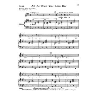 Hal Leonard Corp 312321 Pipe Dream Oscar Hammerstein Ii Vocal Score R H