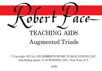 Flash Cards Augmented Triads Per Set Lee Roberts Music