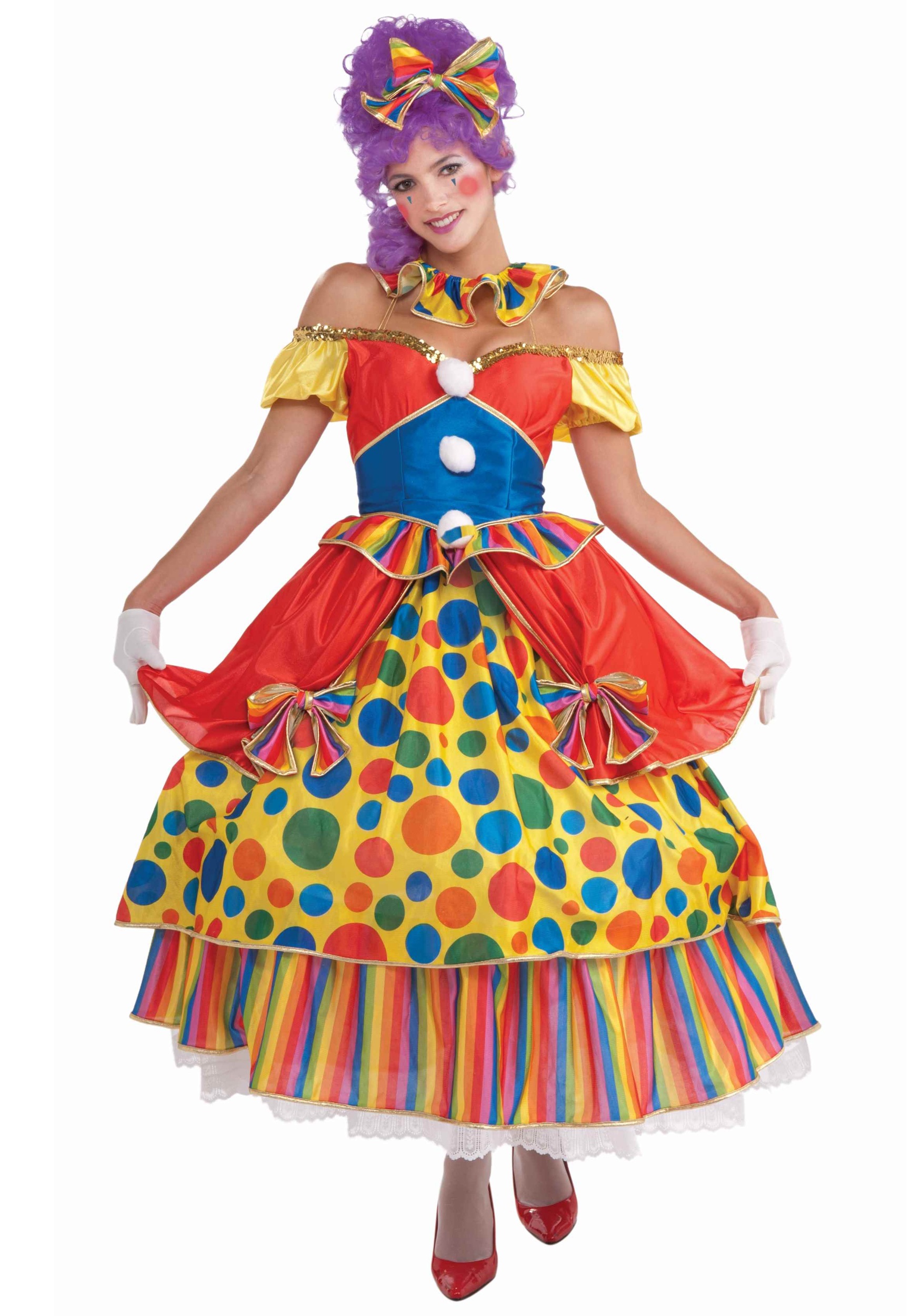 Forum Novelties, Inc Big Top Belle Clown Costume
