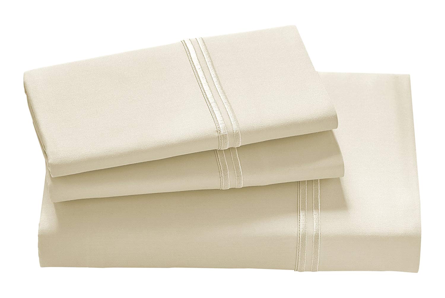 PureCare New Purecare Arbor Premium Modal Long-Staple Cotton Split King Ivory Sheet Set