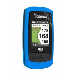 Izzo Golf A44084 Swami 6000 Golf GPS with Color Screen and Scorecard Blue