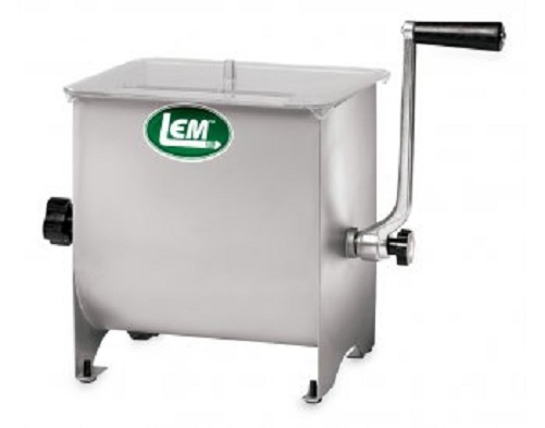 LEM Products 1734 Stainless Steel 50lb 14" x 11" x 14" Meat Mixer