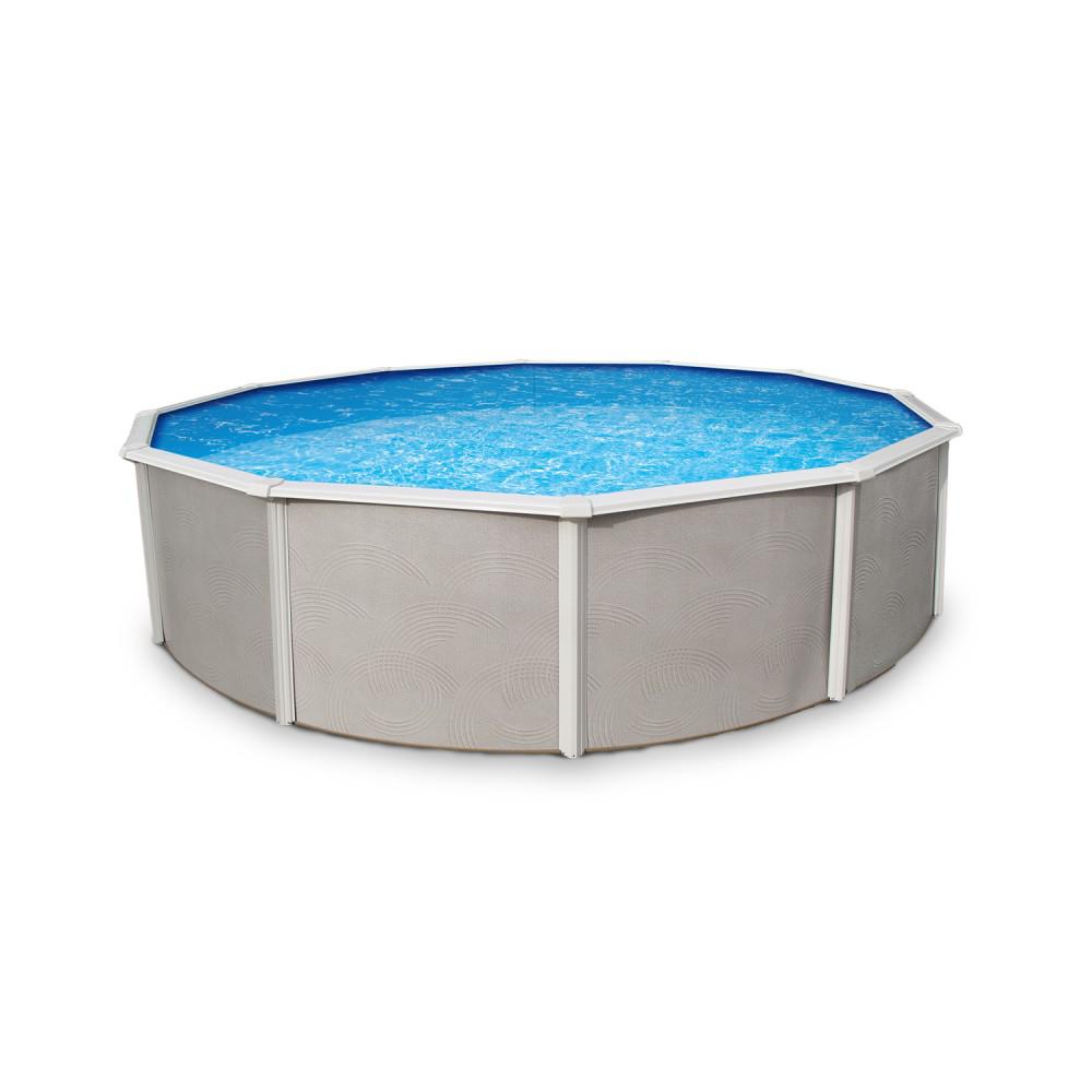 Blue Wave BlueWave Products ABOVE GROUND POOLS NB2522 15' Round 52" Belize Steel Pool