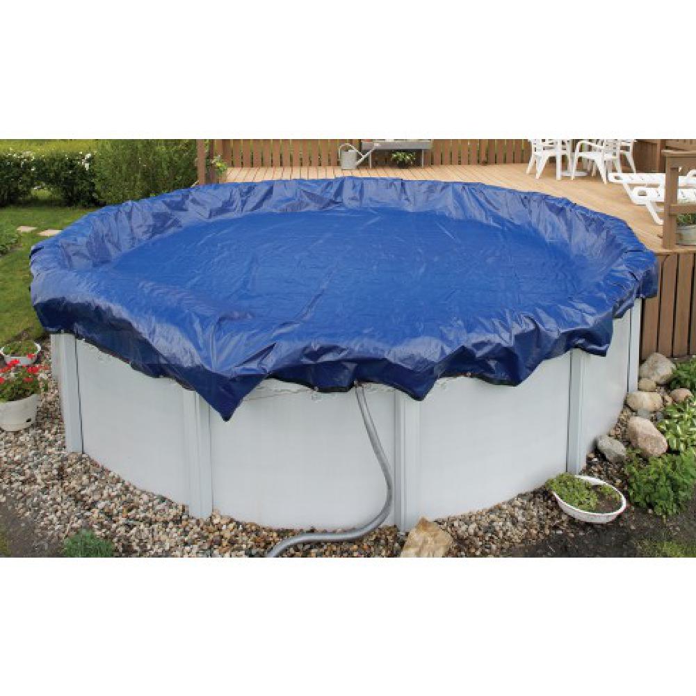 Arctic Armor Blue Wave WC934-4 Above-Ground 15 Year Winter Cover For 18' x 34' Oval Pool