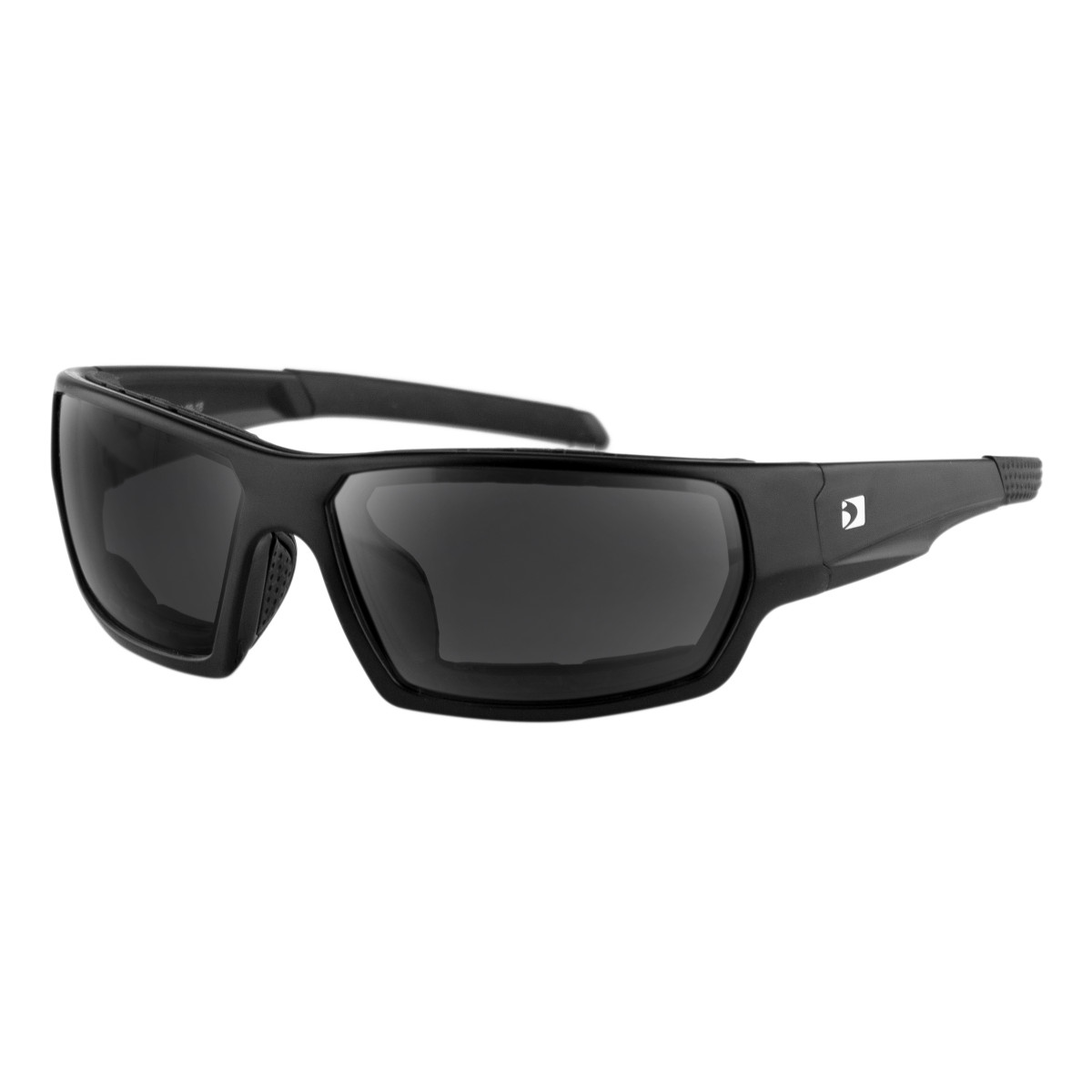 Bobster Tread Matte Black Frame Smoked Lens Removable Foam sunglasses