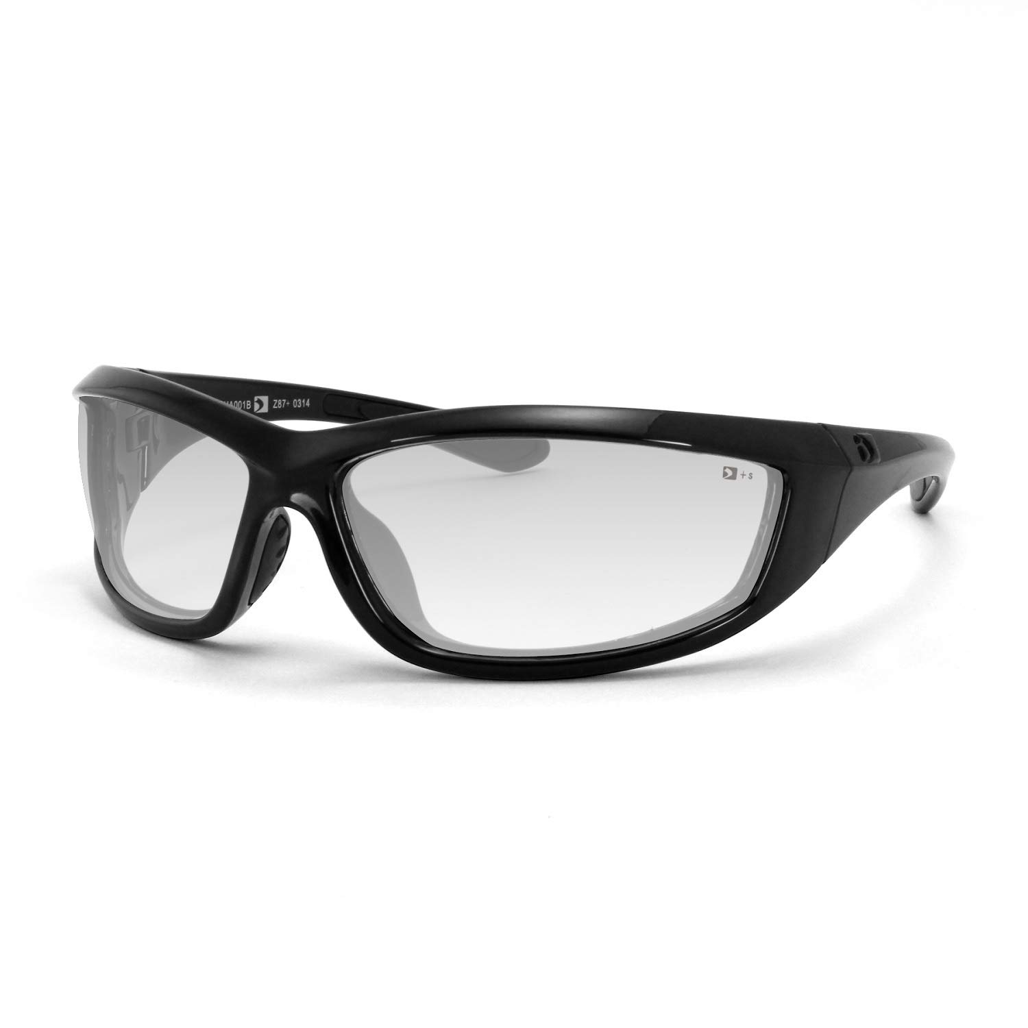 Bobster Charger Black Frame/Clear Lens sunglasses
