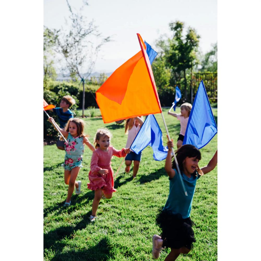 Pacific Play Tents, Inc. Pacific Play Tents  Color Flag Set - Blue (12 Per Set) 24In X 24In X 48In