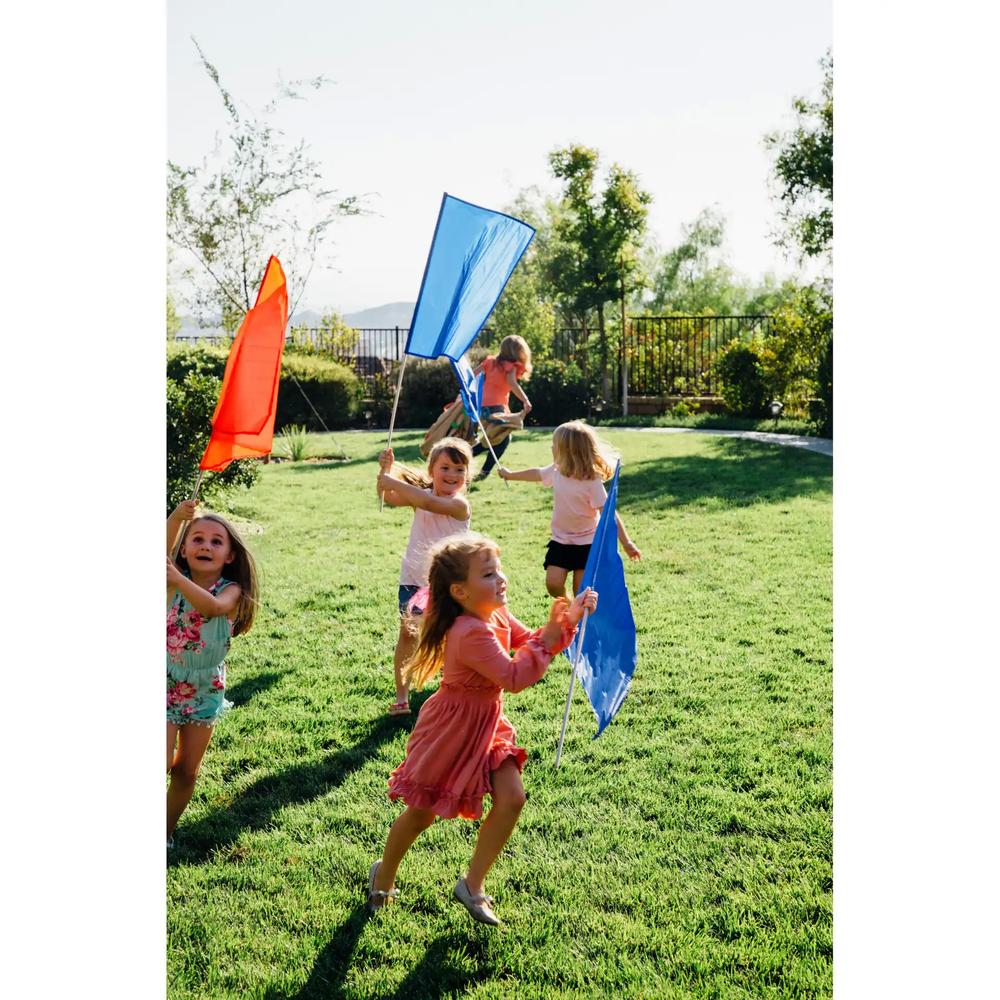 Pacific Play Tents, Inc. Pacific Play Tents  Color Flag Set - Blue (12 Per Set) 24In X 24In X 48In