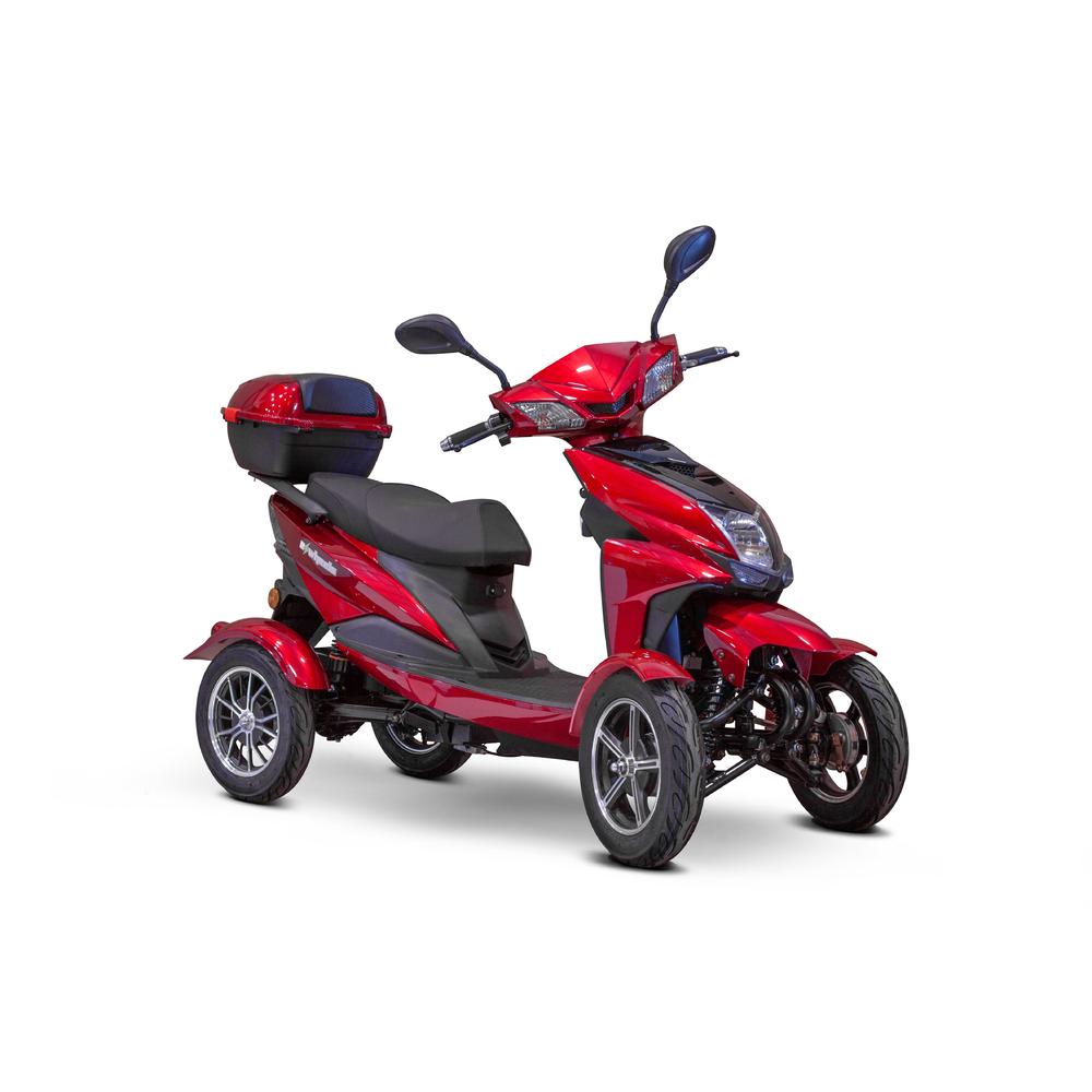 EWheels EW-14 4-Wheel Mobility Scooter - Red