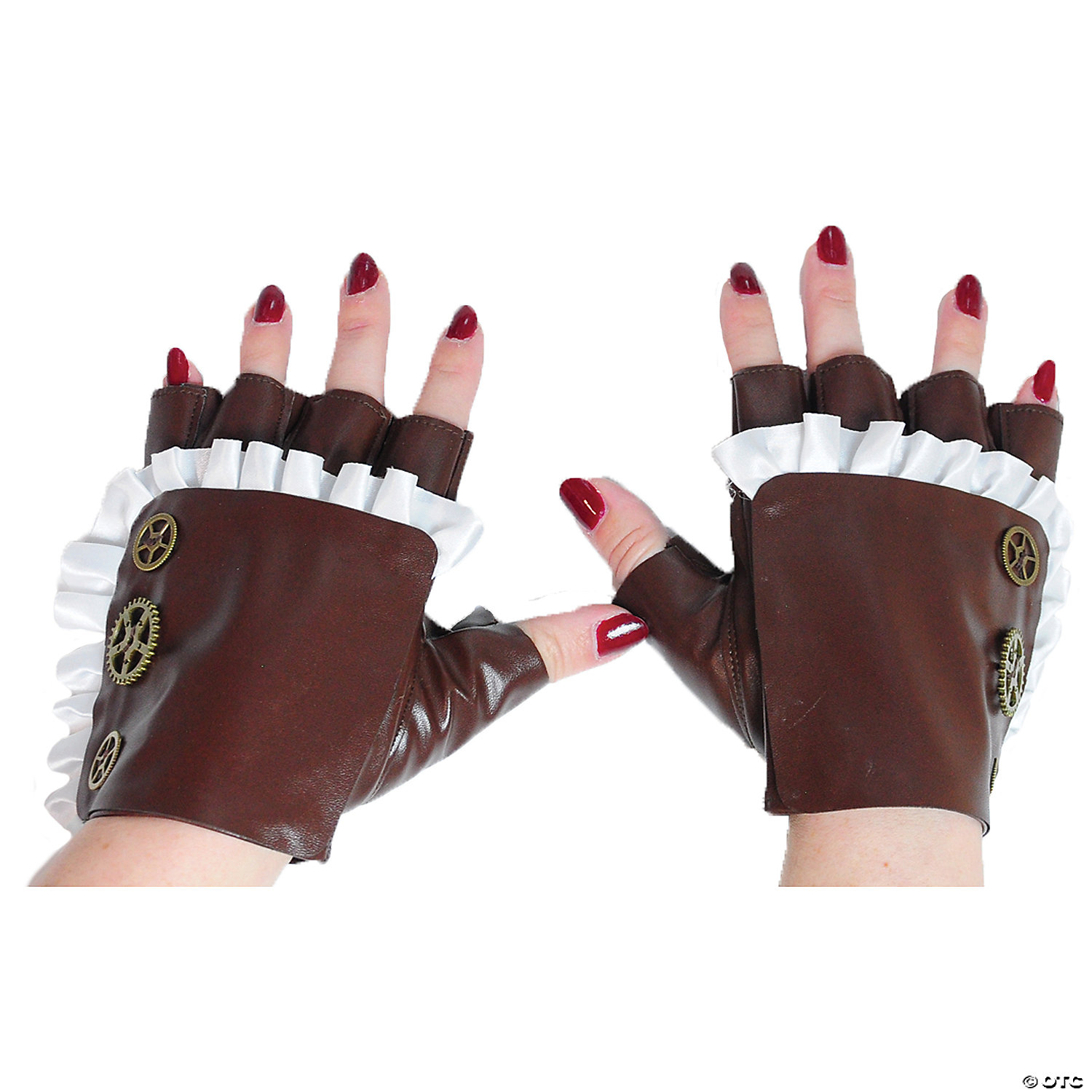 Girls Out Loud Morris Costumes Gloves With Ruffle And Gears