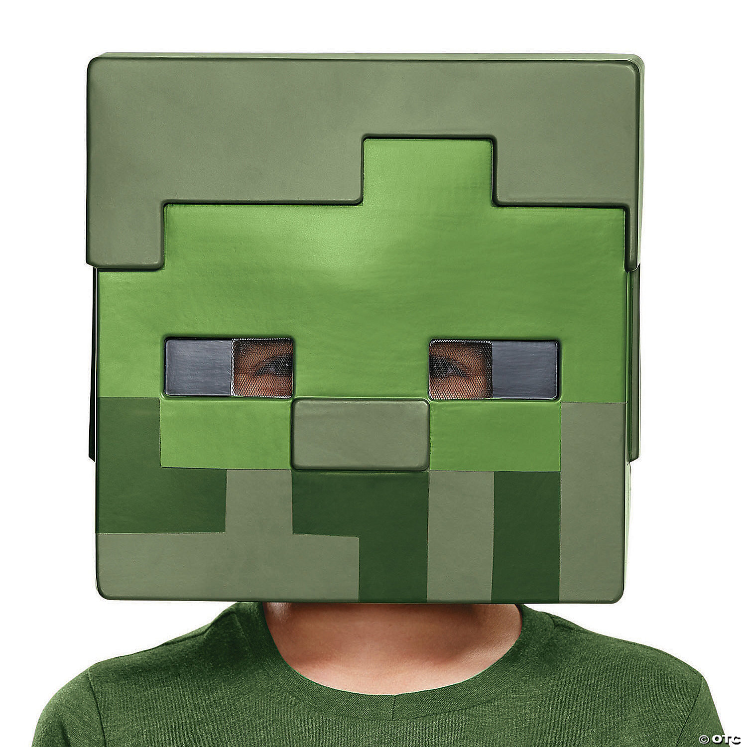 Disguise Morris Costumes Child's Zombie Half Mask - Minecraft