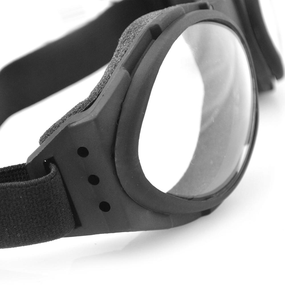 Bobster Bugeye Black Frame/Clear Lens Goggles