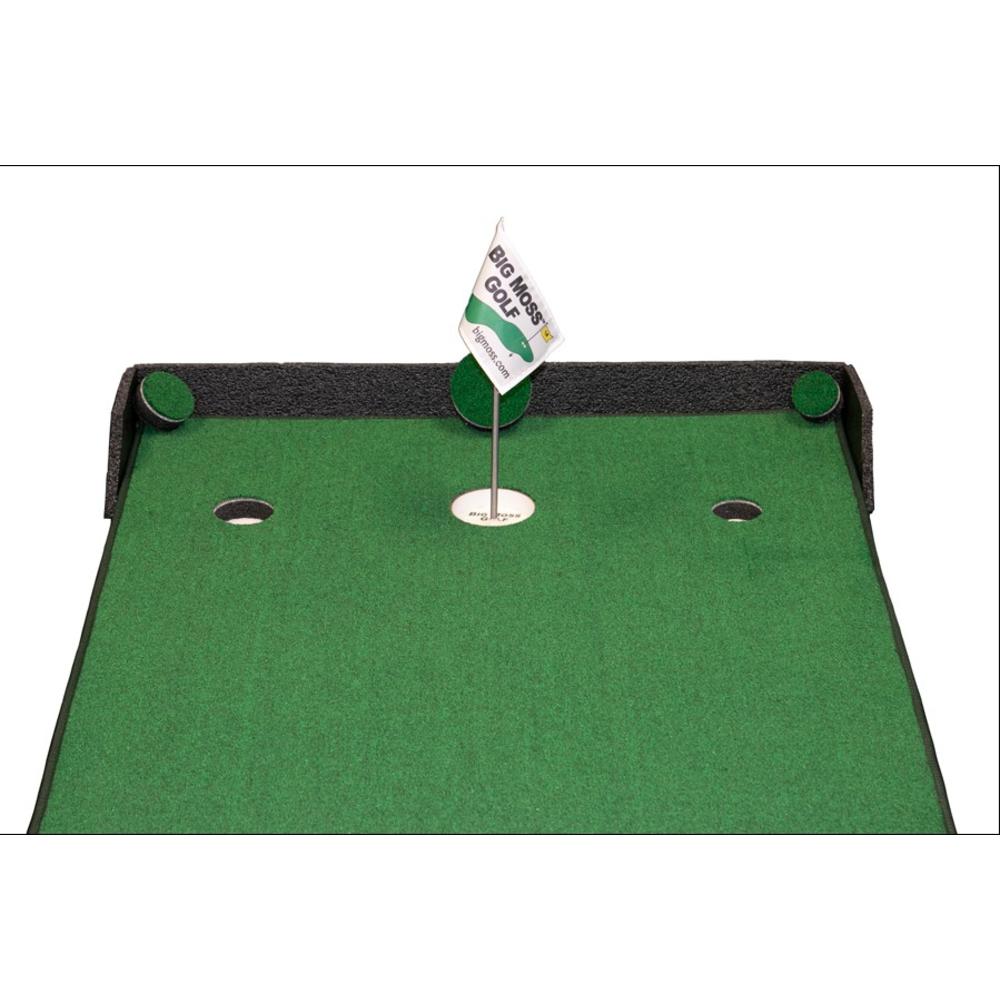 Big Moss Golf Competitor PRO TW V2 3'X12' Practice Putting Chipping Green with 6 Cups