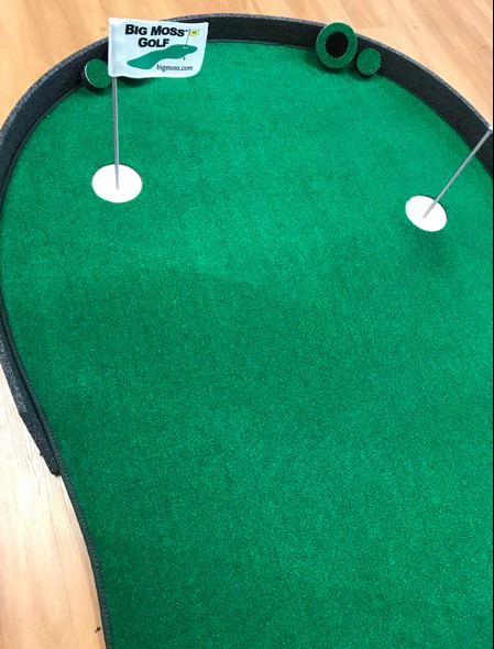 Big Moss Golf The Augusta EX Pro V2 4' X 15' Putting Chipping Green with 2 Cups