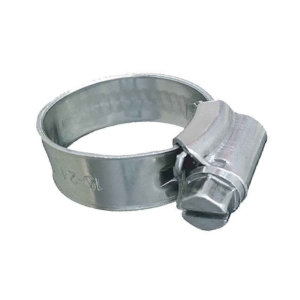Trident Marine 316 SS Non-Perforated Worm Gear Hose Clamp - 3/8" B... [705-0121]