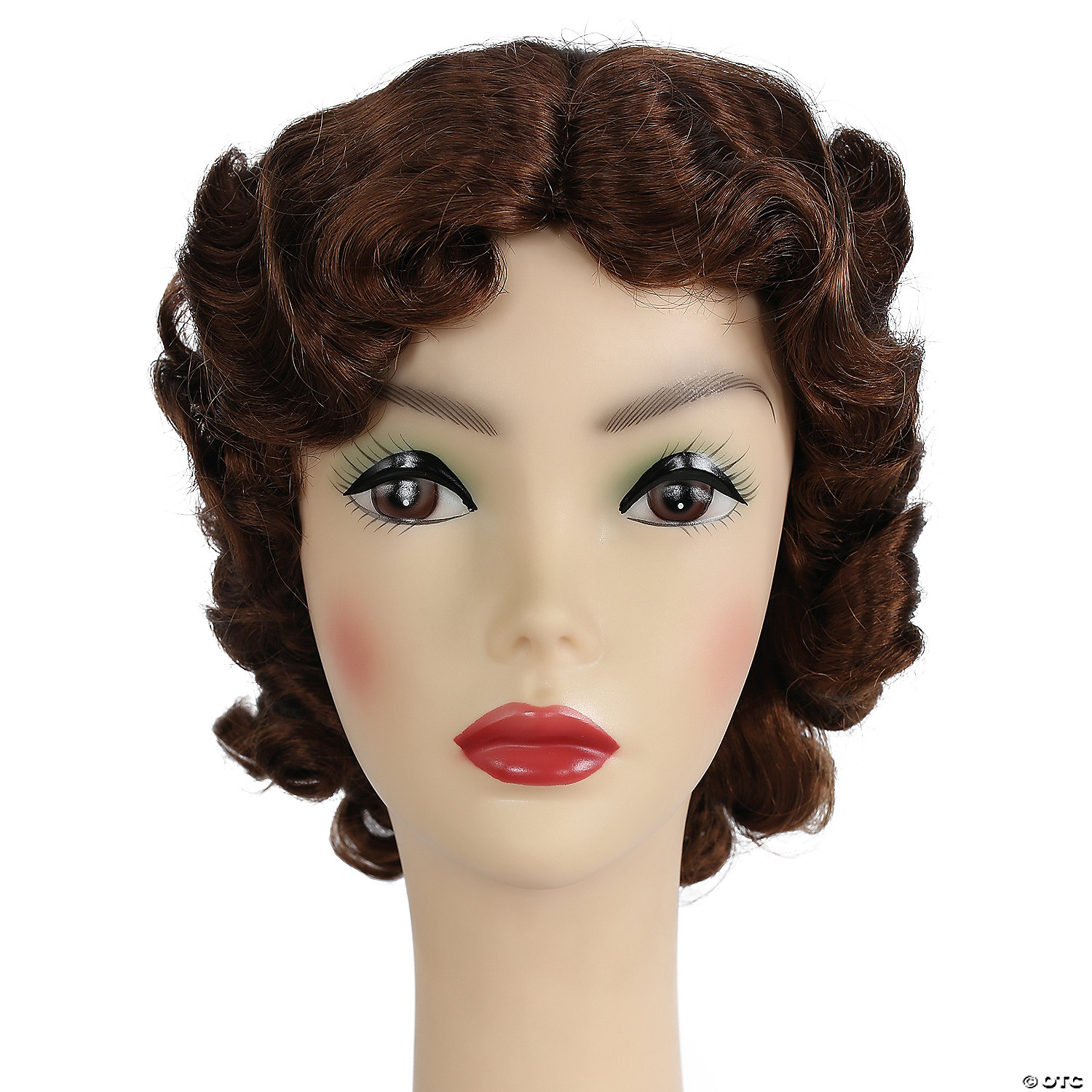 Lacey Wigs Morris Costumes 1930s Fingerwave Fluff Wig