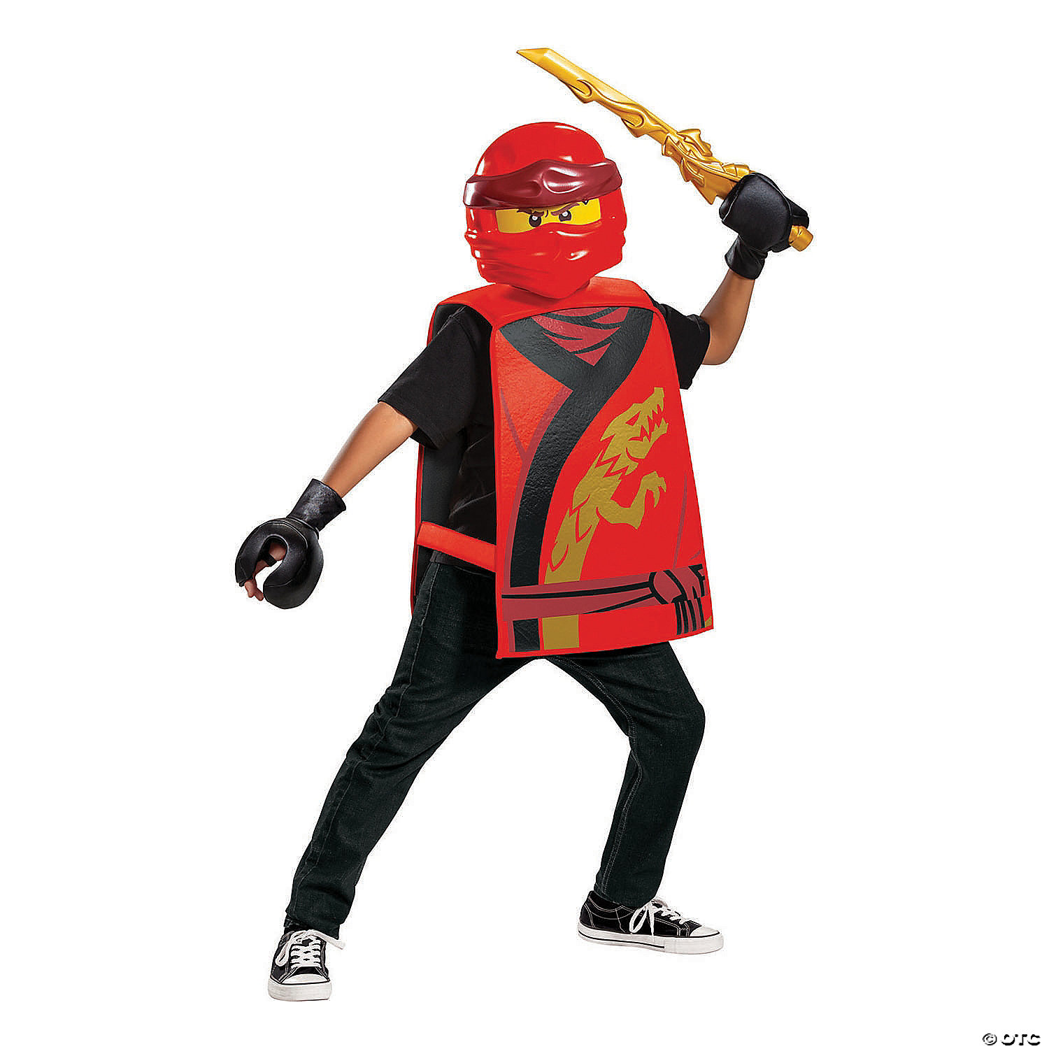 Disguise Morris Costumes Boy's Kai Legacy Basic Costume - Ninjago