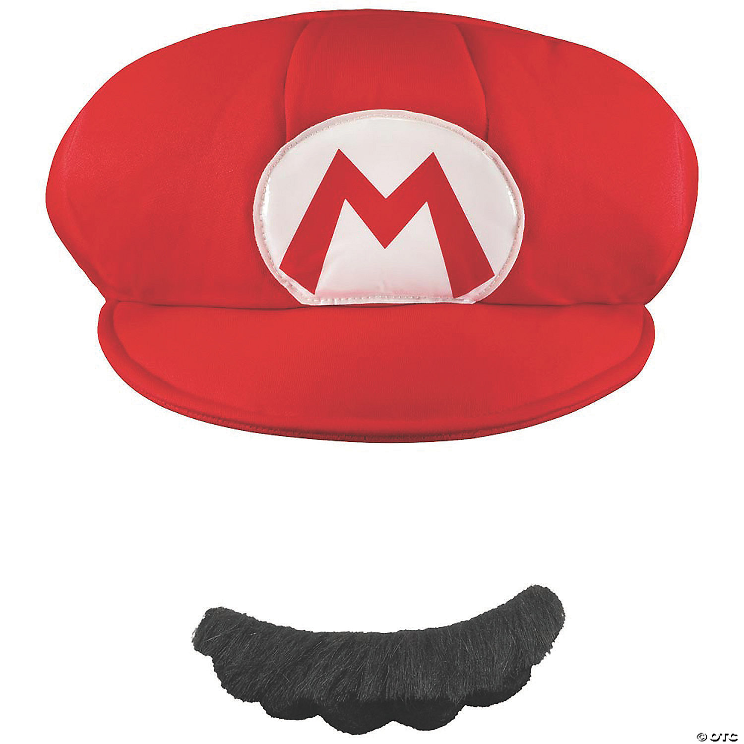 Disguise Morris Costumes Mario Hat & Mustache - Super Mario Brothers