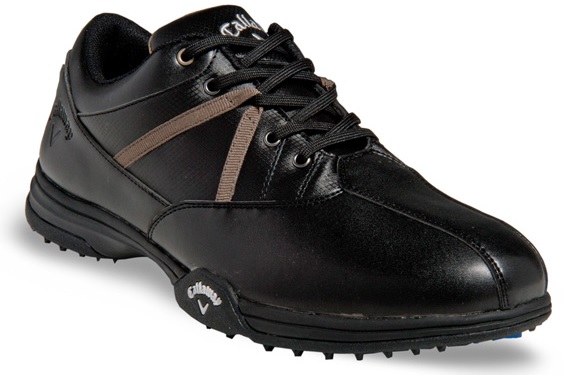 Callaway Chev Comfort M181-02 Black / Black Waterproof Spikeless Golf Shoes (Width: Wide)