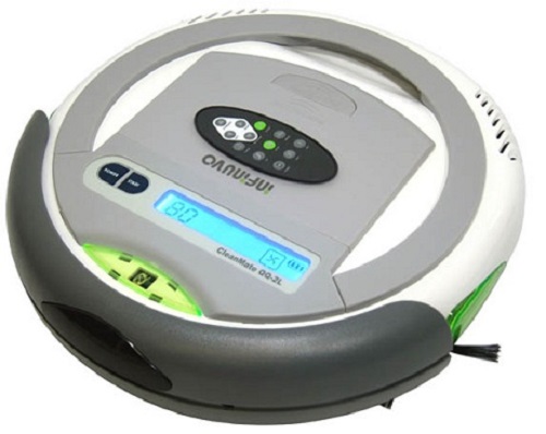 Infinuvo QQ2L WHITE Automatic Robotic Vacuum Cleaner w/ UV Disinfection
