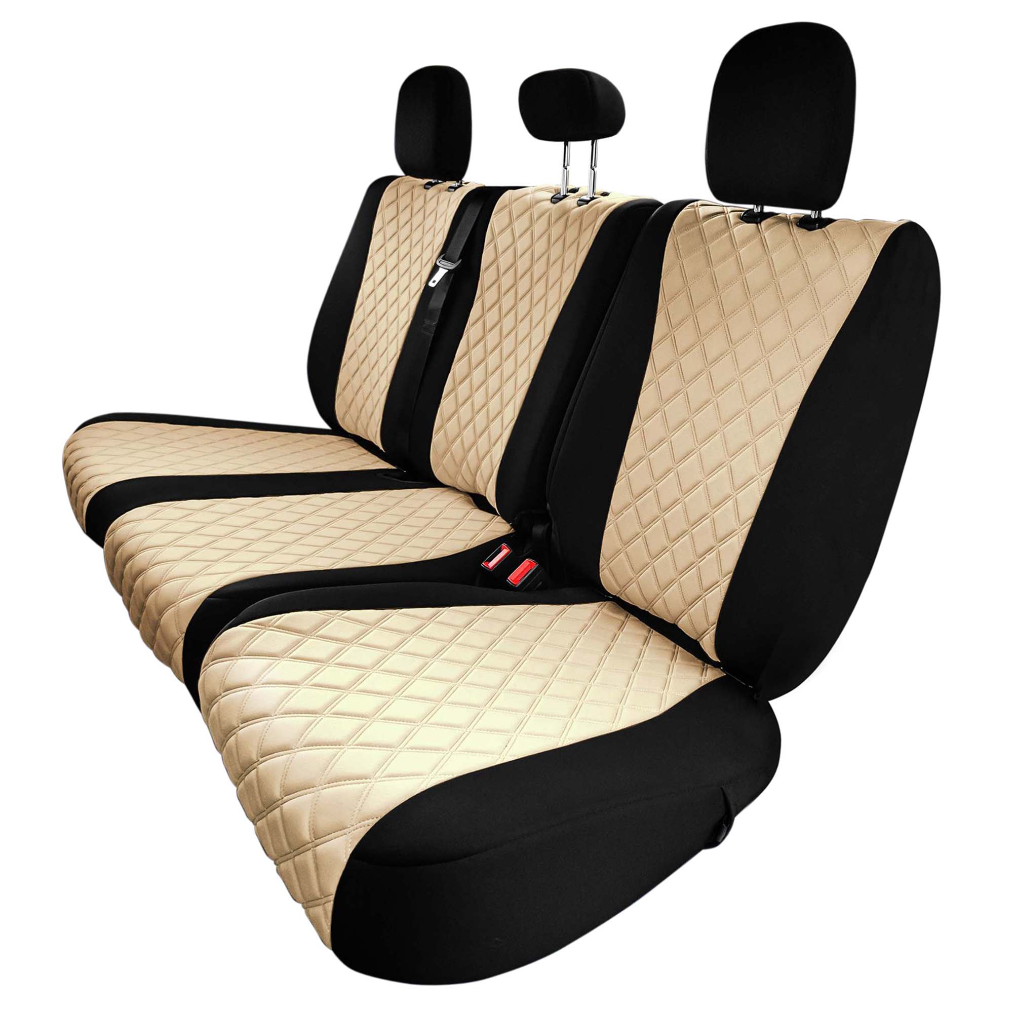 FH Group Custom Fit Seat Covers for 2015-2020 Ford F150 XLT | Lariat | Raptor Full Set