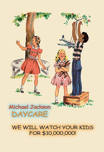 Michael Jackson Silhouette Poster