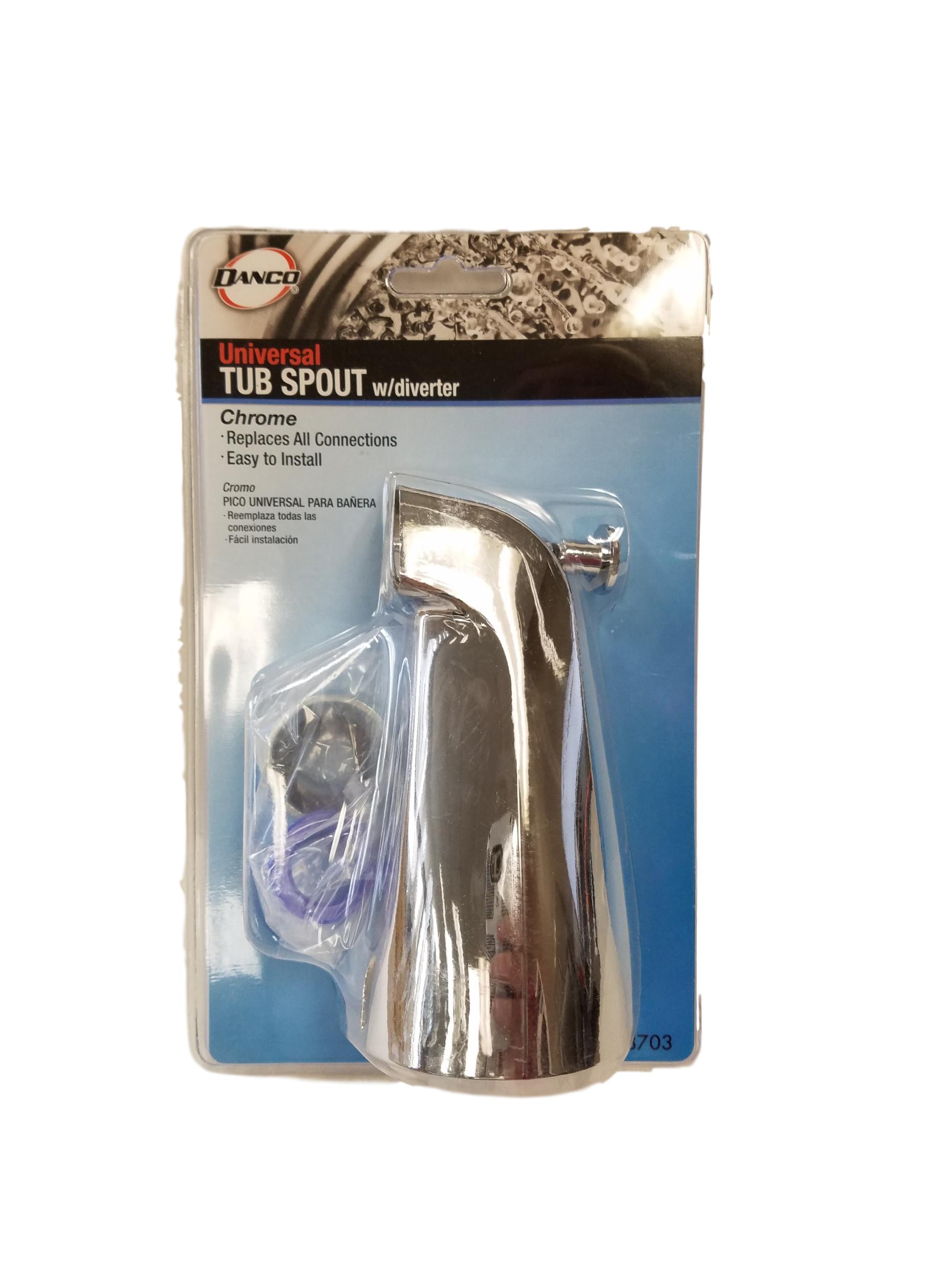 Danby Danco Chrome Universal Tub Spout With Diverter 88703