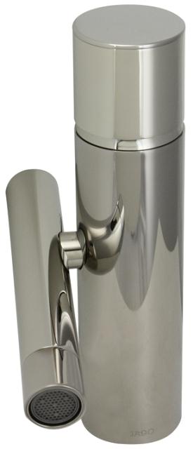 Jado Platinum Nickel Single Lever Block Vessel Faucet w/ Pop 841001.150
