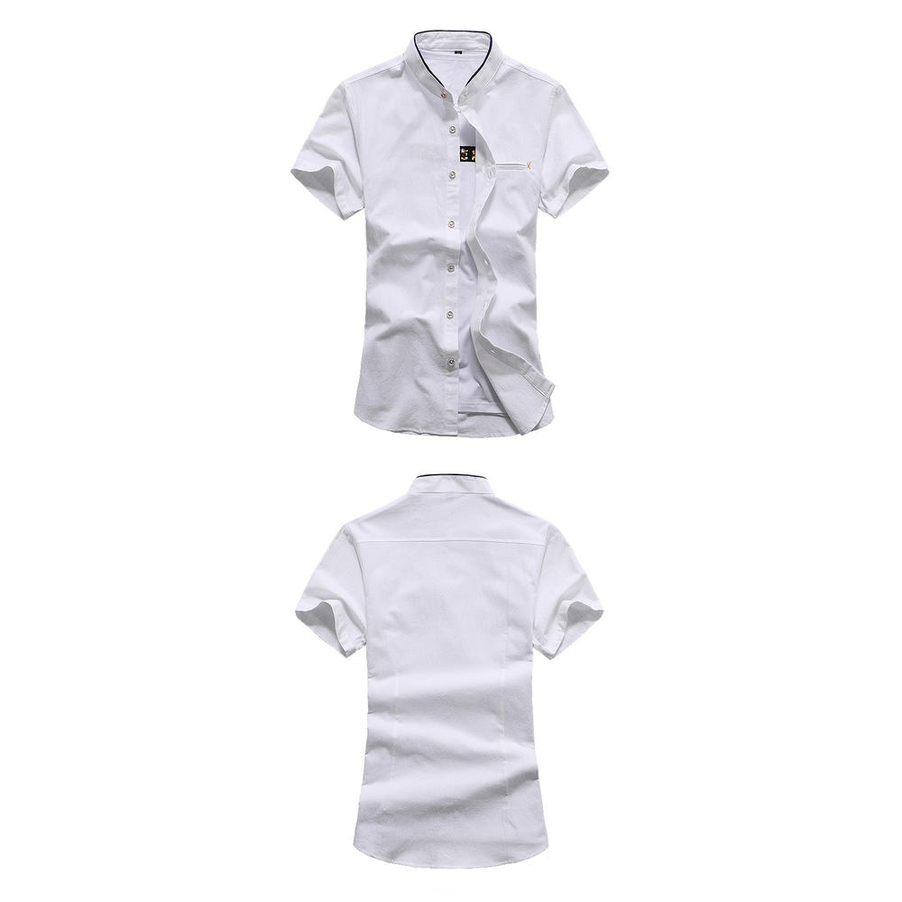 www.virtualstoreusa.com Men's Stand Collar Shirt 
