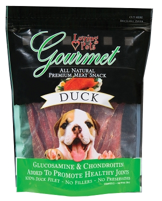 LOVING PETS, CORP. Gourmet Meat Treat Duck, 3 OZ