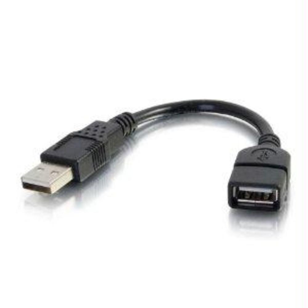 C2g 6in Usb 2.0 A Male To Female Ext Cable