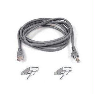 Belkinponents 4ft Cat6 Snagless Patch Cable, Utp, Gray Pvc Jacket, 23awg, 50 Micron, Gold Plat