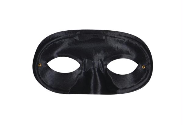 Morris Costumes Half Domino Mask Black