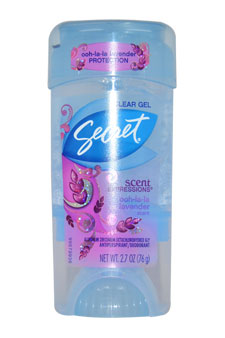 Secret Scent Expressions Ooh-La-La Lavender Crystal Clear Gel By Secret for Women - 2.7 oz Deodorant Stick
