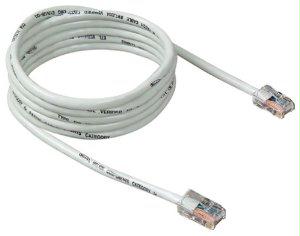 Belkinponents 25ft Cat5e Patch Cable, Utp, White Pvc Jacket, 24awg, T568b, 50 Micron, Gold Pla