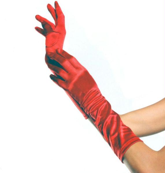 Morris Costumes Gloves Elbow Length Black