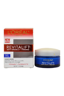 L'Oreal Revitalift Anti-Wrinkle & Firming Moisturizer by L'Oreal Paris for Unisex - 1.7 oz Night Cream