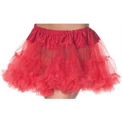 Morris Costumes UR28284 Petticoat Tutu Skirt Adult Red