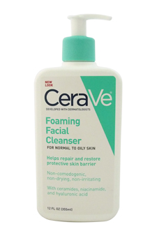 CeraVe Foaming Facial Cleanser - Normal To Oily Skin By CeraVe for Unisex - 12 oz Cleanser