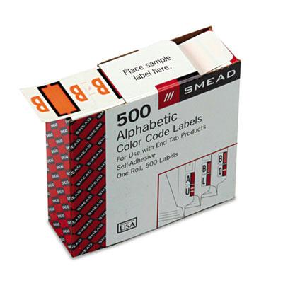 Smead Smead A-Z Color-Coded End Tab Filing Labels
