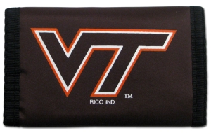 Rico Virginia Tech Hokies Nylon Trifold Wallet