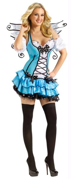 Morris Costumes Turquoise Fairy Adult Md/lg