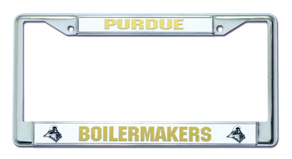Rico Purdue Boilermakers Chrome License Plate Frame