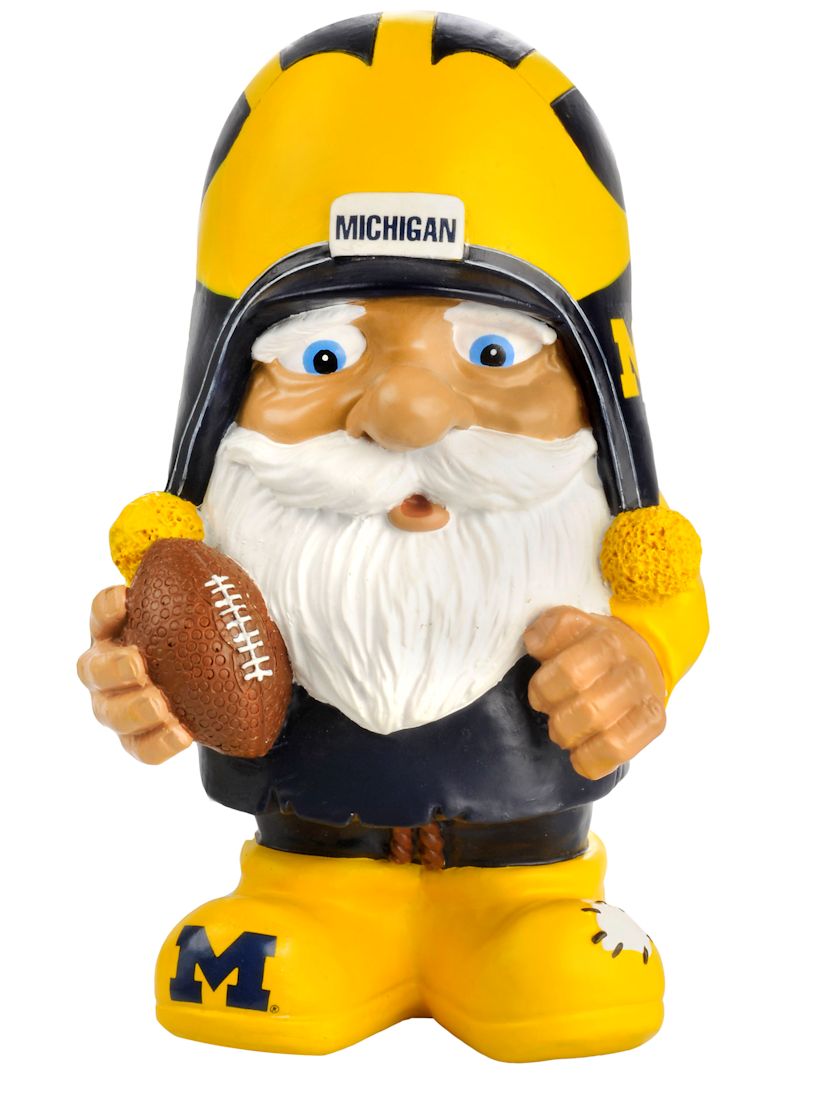 Forever Collectibles Michigan Wolverines Mad Hatter Gnome