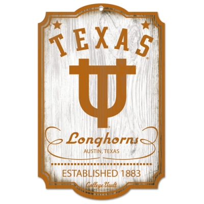 Wincraft Texas Longhorns Wood Sign - College Vault