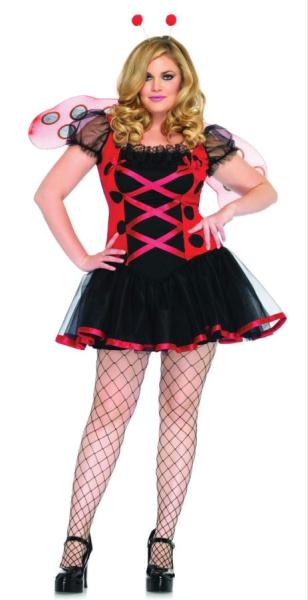 Morris Costumes Lovely Lady Bug 1x-2x