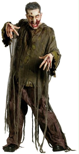 Morris Costumes Dark Zombie Adult Costume