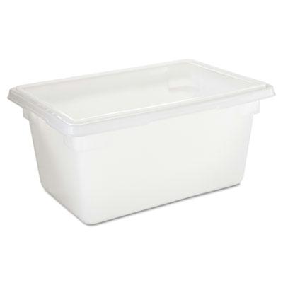 Rubbermaid Commercial Products FG350400WHT Rubbermaid Commercial Food/Tote Box,18 in L,White  FG350400WHT