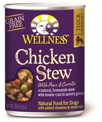 WELLPET, LLC Wellness Dog Chicken Stew, 12/12.5 OZ